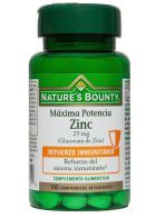 Comprimidos revestidos de zinco 25 mg 100