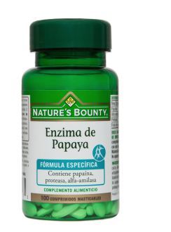 Papaya Enzyme 100 Comprimidos Mastig&aacute;veis