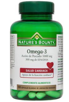 &Oacute;leo de Peixe Omega 3 1000 mg 100 Softgels