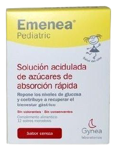Emenea Pedi&aacute;trica 12 Envelopes 5Ml Cereja
