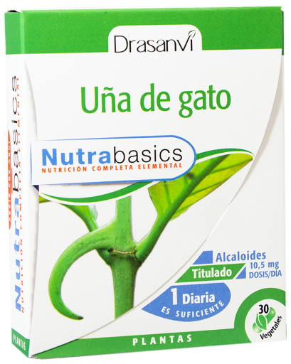 Drasanvi Garra de gato 30 c&aacute;psulas nutrab&aacute;sicas