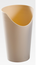 Figura ergon&ocirc;mica de nariz de vidro