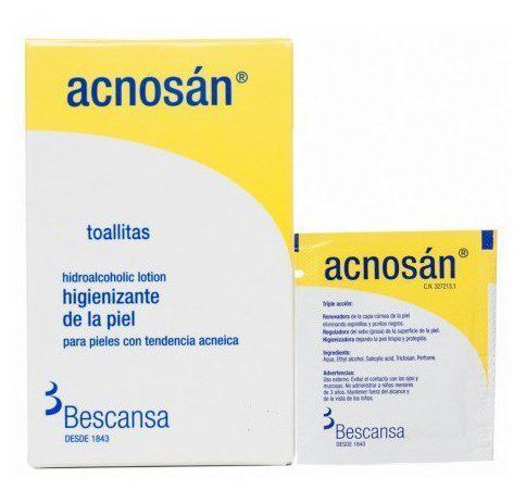 Bescansa Acnosan 20 Len&ccedil;os Umedecidos