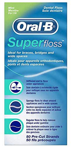 Fio dental de seda superfloss