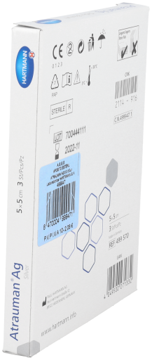 Hartmann Curativo Atrauman Ag 3 unidades