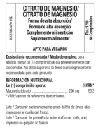 Citrato de magn&eacute;sio