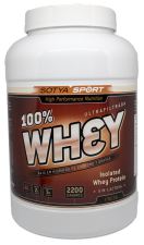 100% morango e soro cremoso