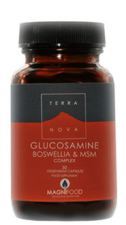 Glucosamina Boswellia e cápsulas vegetais complexas Msm