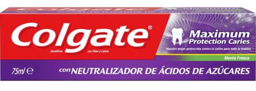 Pasta de dentes de proteção máxima contra cáries 75 ml