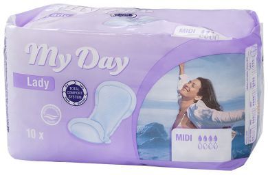 My Day Compressas para Incontin&ecirc;ncia Super 10 uds