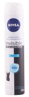 Desodorizante Invisível a Vaporizador Invisível a Preto e Branco 200 ml
