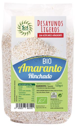 Amaranto Bio Tufado 125 gr