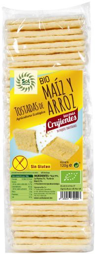 Tostadas de Milho e Arroz Bio Sem Glúten 200 gr