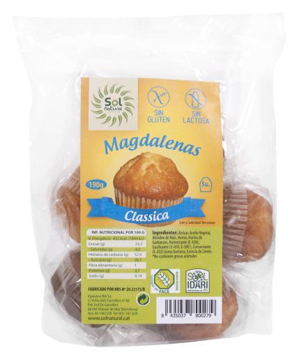 Muffins Clássicos 5 Unidades 190 gr