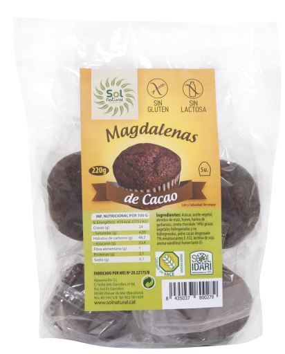 Muffins Super-Choc 5 Unidades 190 gr