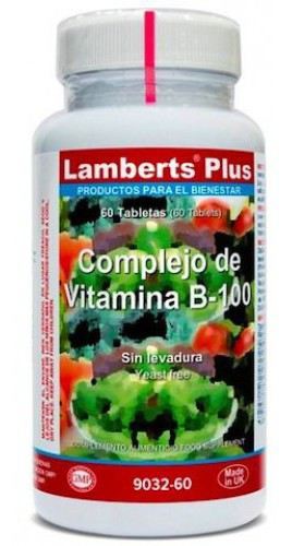 A vitamina B100 Complex 30 Comprimidos Unleavened