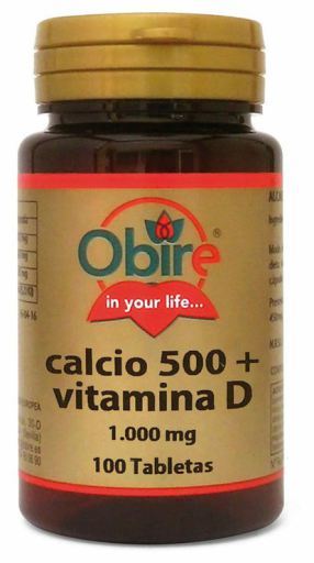 Comprimidos de c&aacute;lcio e vitamina D 100