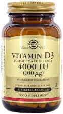 Vitamina D3 UI 100 mcg Cápsulas vegetais