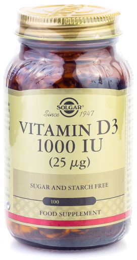 Vitamina D3 1000 UI 100 Comprimidos