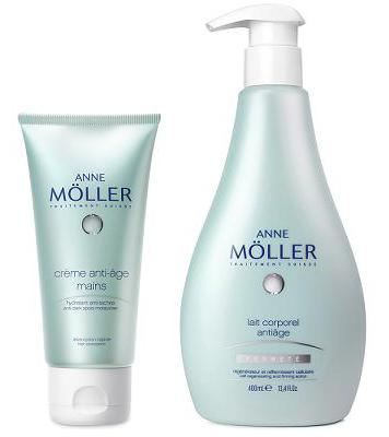 Lait Corporel Anti-age fermet&eacute; + Cr&egrave;me Anti-age Mains