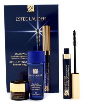 Conjunto de r&iacute;mel Double Wear + Removedor de Maquiagem dos Olhos + Creme de Olhos Advance Night Repair