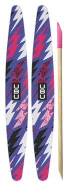 Limas para unhas com bast&atilde;o laranja