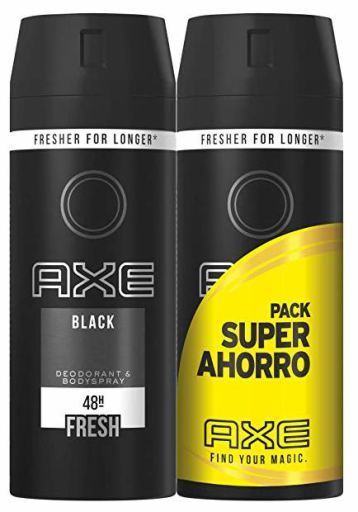Desodorante Spray Preto Duplo 150 ml