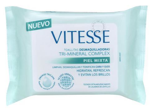 Toalhetes de maquiagem para pele mista 20 Unidades