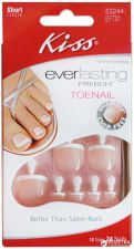 Kit Kiss Everlasting French Toe Nails - Pink Feet Nails