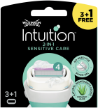 Cuidados Sens&iacute;veis &agrave; L&acirc;mina de Barbear Naturals Sensitive 4