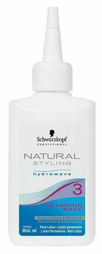 Lo&ccedil;&atilde;o Permanente Natural Styling Glamour Wave 3 80ml