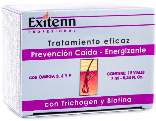 Tratamento energizante para preven&ccedil;&atilde;o da queda de cabelo 12 frascos 7 ml
