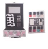 Estojo de colora&ccedil;&atilde;o para unhas Rockin # rosa 14 Pz