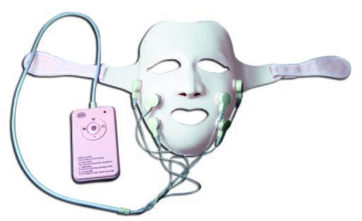 M&aacute;scara de massagem facial vibrat&oacute;ria