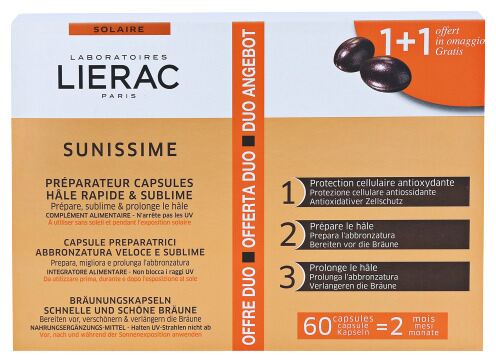 Duo Sunissime Tan Preparando C&aacute;psulas