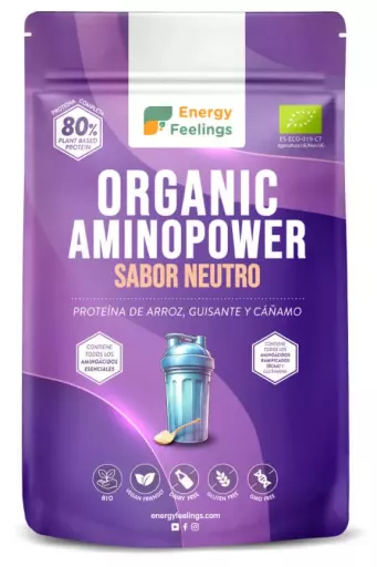 Energy Feelings Pacote XL Amino Power Eco 80% 500 gr Org&acirc;nico