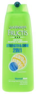 Fructis Strength and Shine Shampoo 2 em 1 250 ml