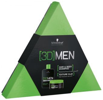 [3D] Shampoo Men 250 ml + Argila de textura 100 ml