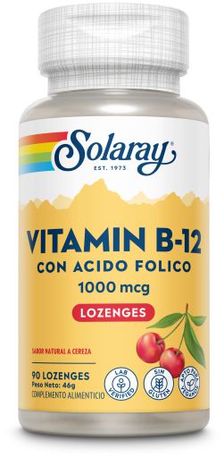 Solaray Vitamina B12 1000 mcg 90 comprimidos