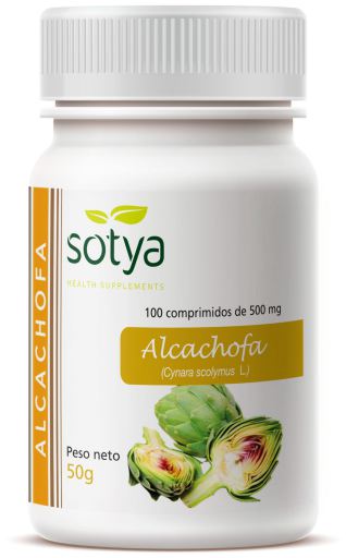 Sotya Alcachofra 500 mg 100 Comprimidos