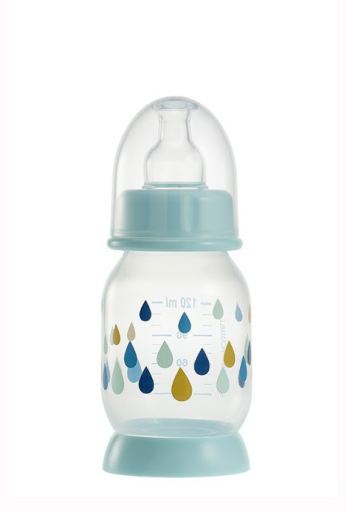 Blue Half Moon Rainbow Bottle
