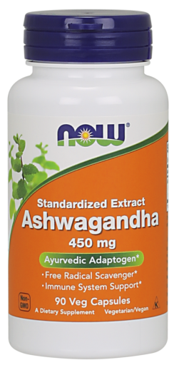 Cápsulas de 450 mg de Ashwagandha