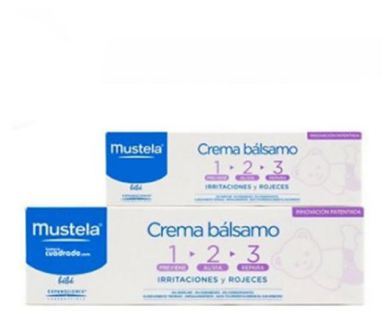 Baby Cream Balm 1 2 3 Irrita&ccedil;&otilde;es e vermelhid&atilde;o 150 ml