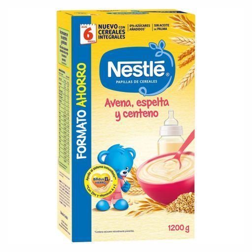 Mingau de Aveia, Espelta e Rye + 6 Meses 1200 gr