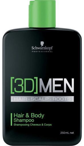 3D Men Shampoo para Cabelo e Corpo 1000 ml