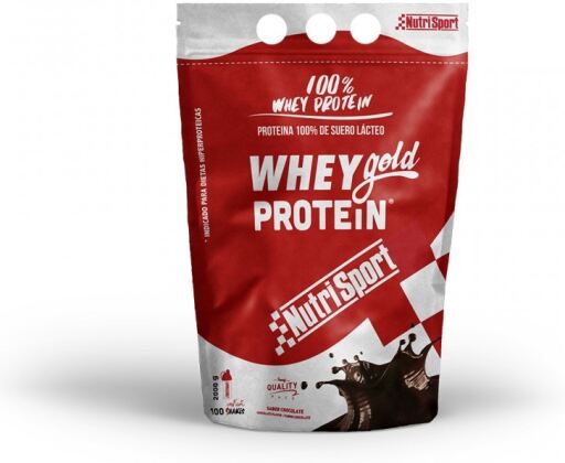 Prote&iacute;na Whey Gold Chocolate em P&oacute;