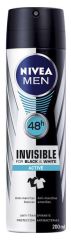 Men Invisible For Black And White Desodorante Ativo 200 ml