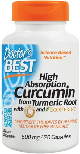 High Absorption Curcumin With C3 500 mg 120 C&aacute;psulas