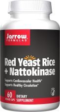Arroz de Fermento Vermelho + Nattokinase 60 Veggie Capsules