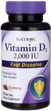 Vitamina D3 r&aacute;pida dissolver 2000Iu 90 comprimidos